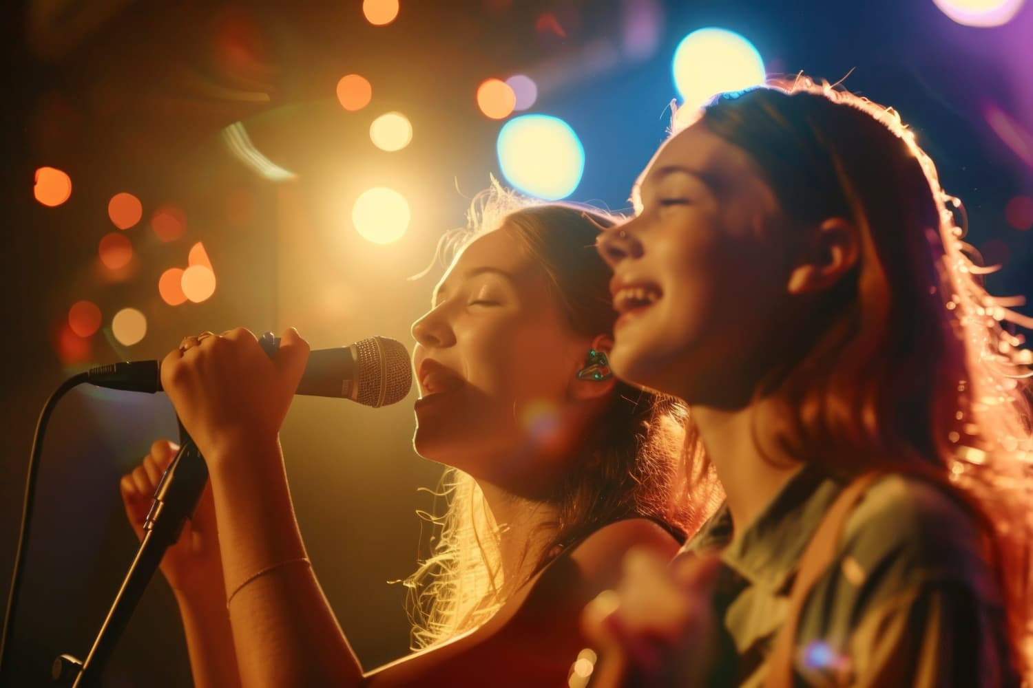 Karaoke night with strangers