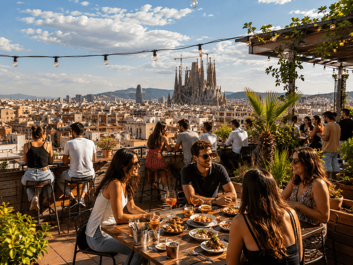 tapas first, rooftop later ๐