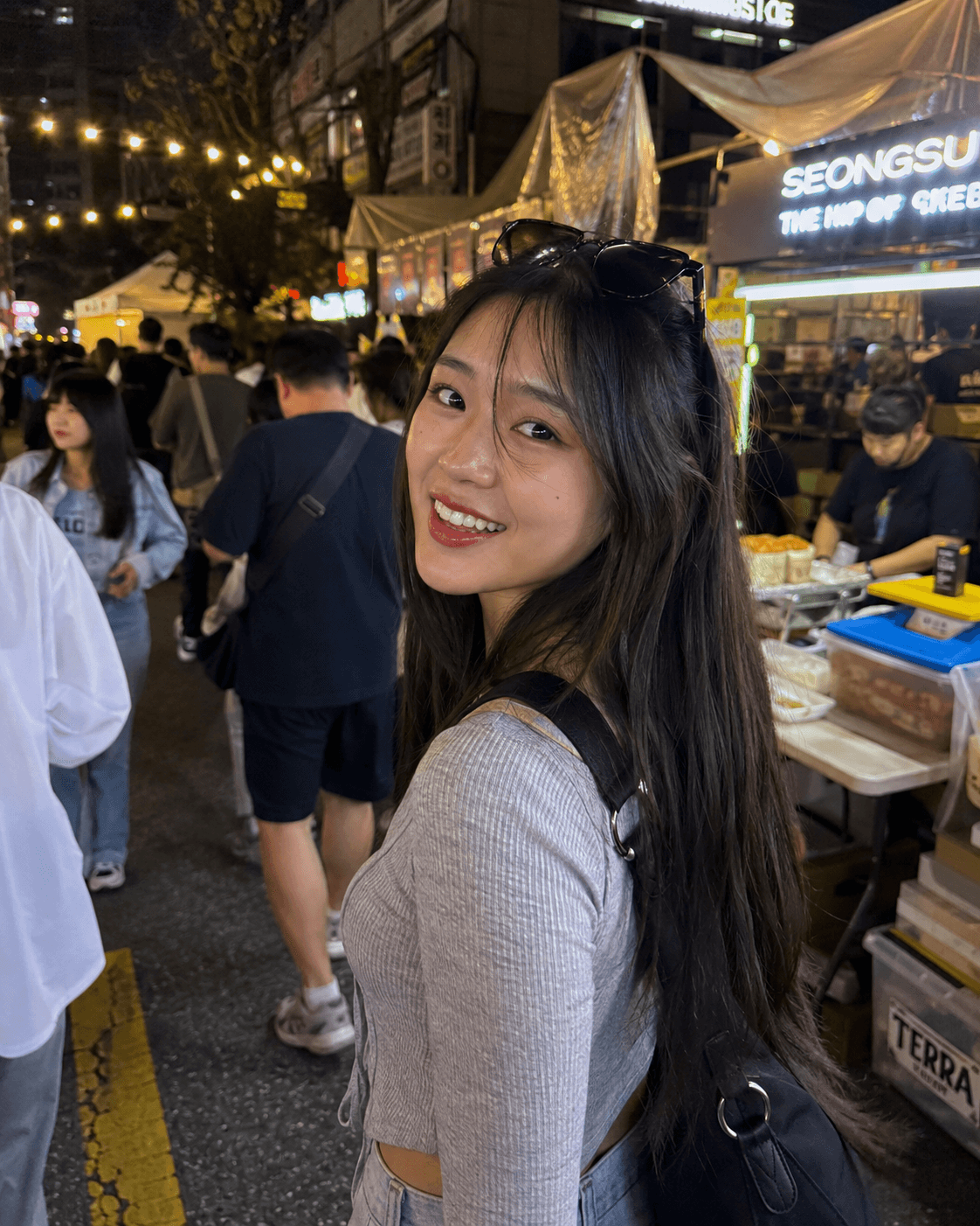 Yuna nearby in South Korea